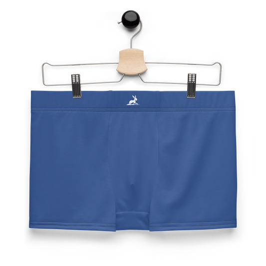 Blue Boxers Briefs with seamless back and supportive front pouch.