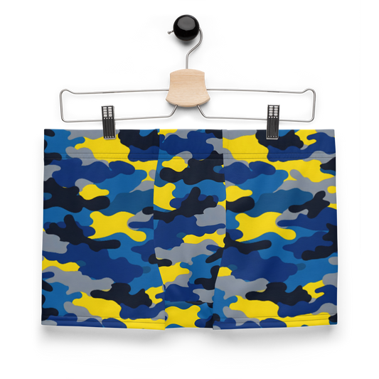 Camo Boxer Briefs 2 with lined pouch and seamless back for comfort.