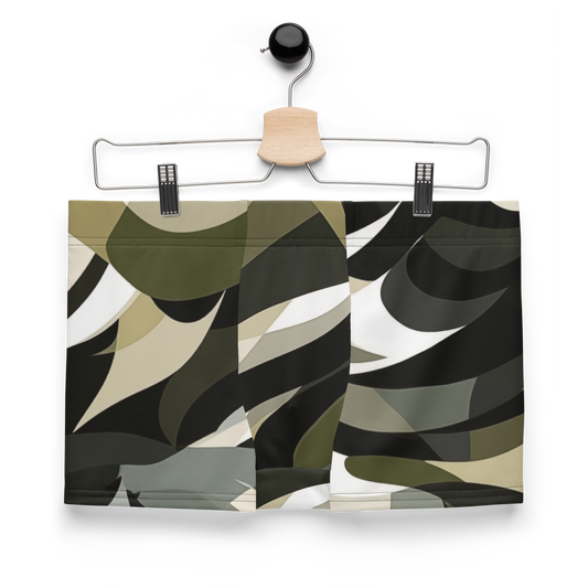 Camo Boxer Briefs 1 close-up, seamless design with supportive front pouch.