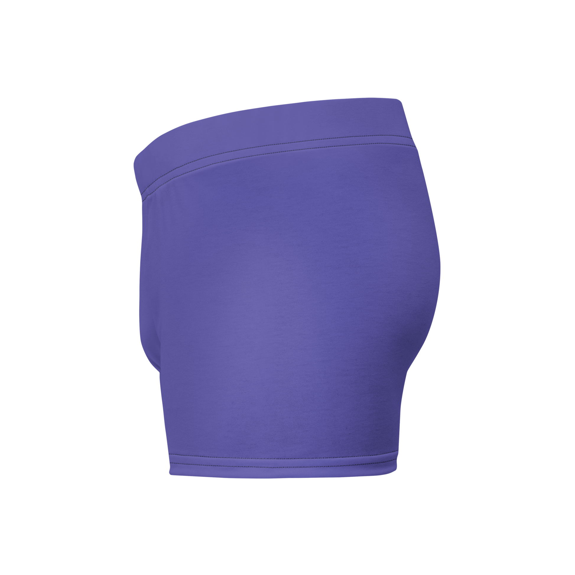 Purple Boxers Briefs with seamless back and wide elastic waistband.