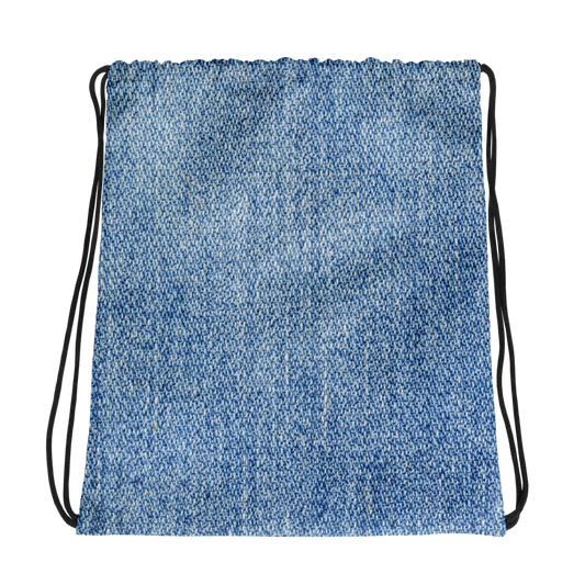 True Ease - Drawstring Bag: Stylish polyester bag with black drawstring closure.