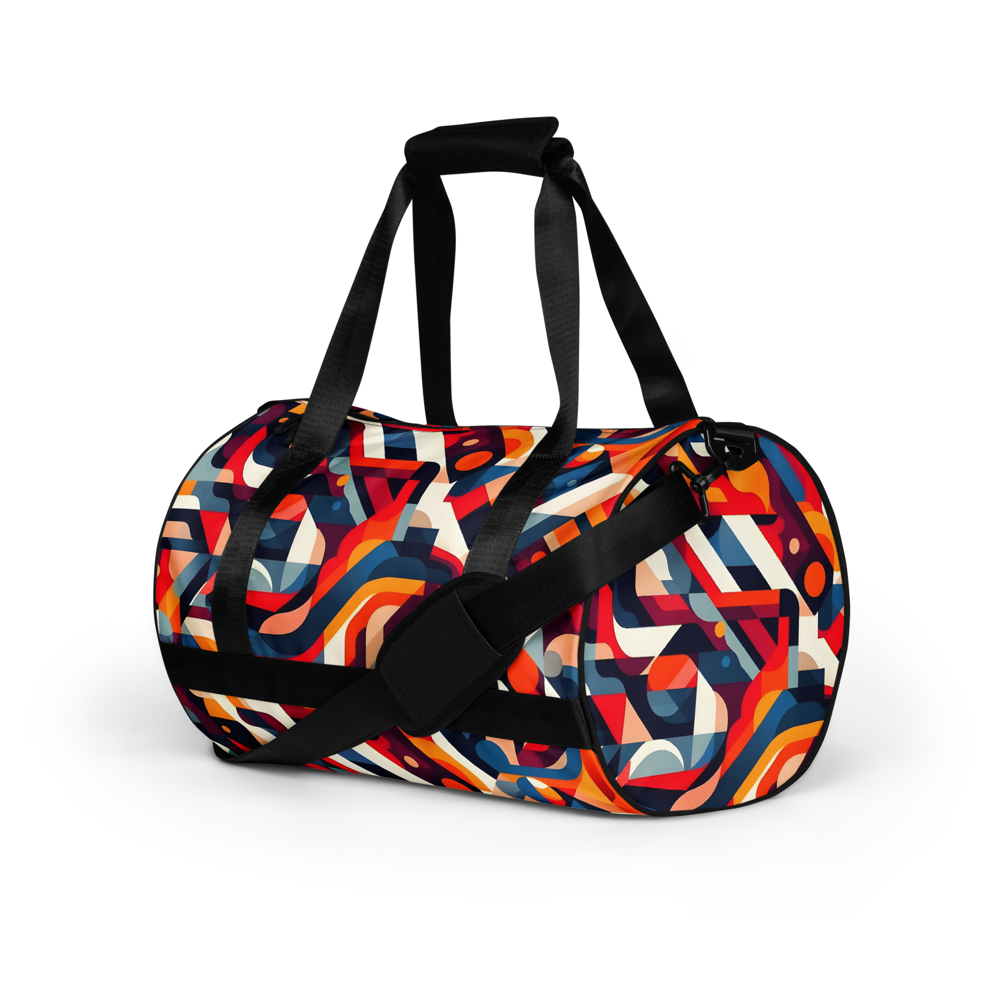 Streamline Sport Bag with black straps, durable design, spacious, versatile.