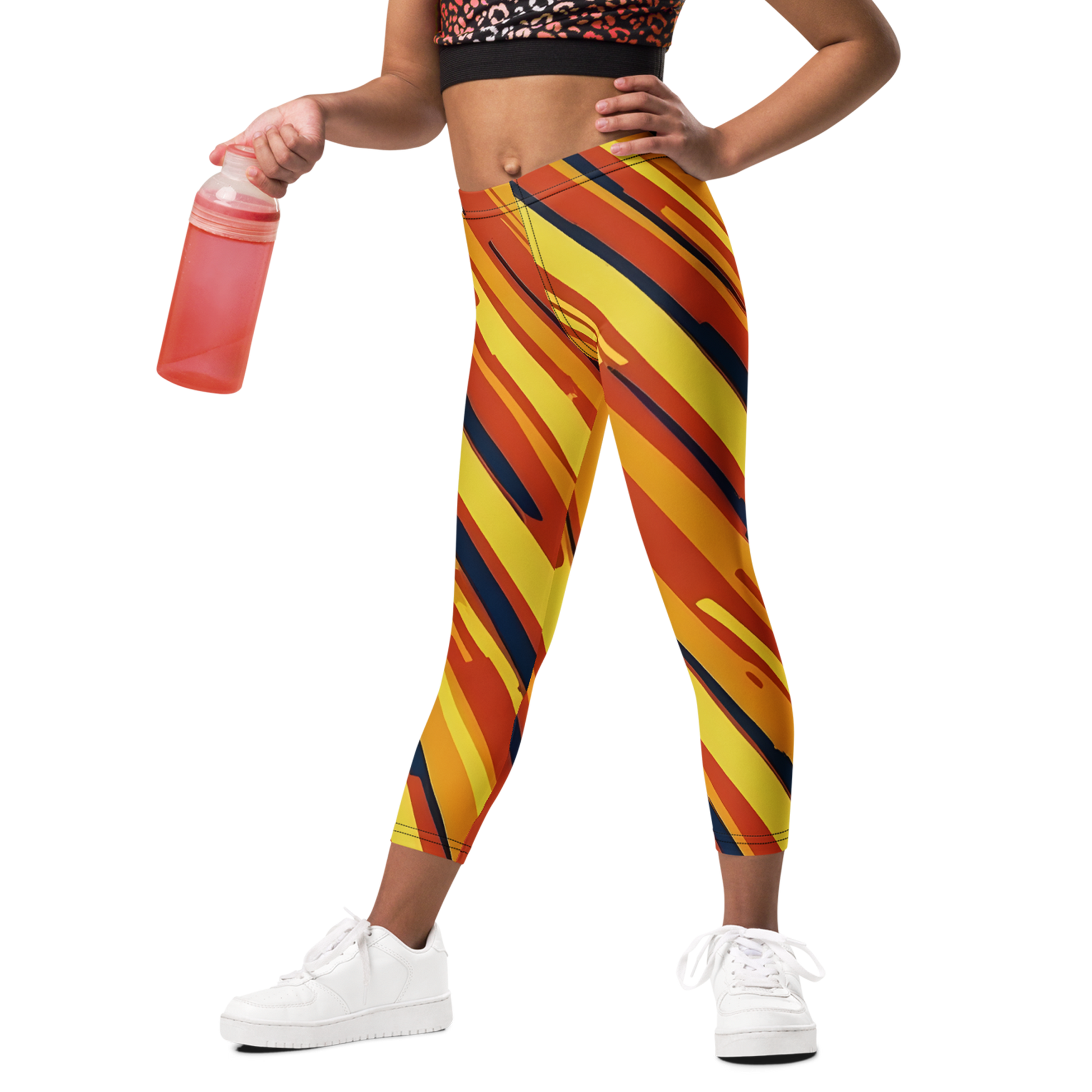 Zip Zap Pants close-up showcasing soft fabric and vibrant design.