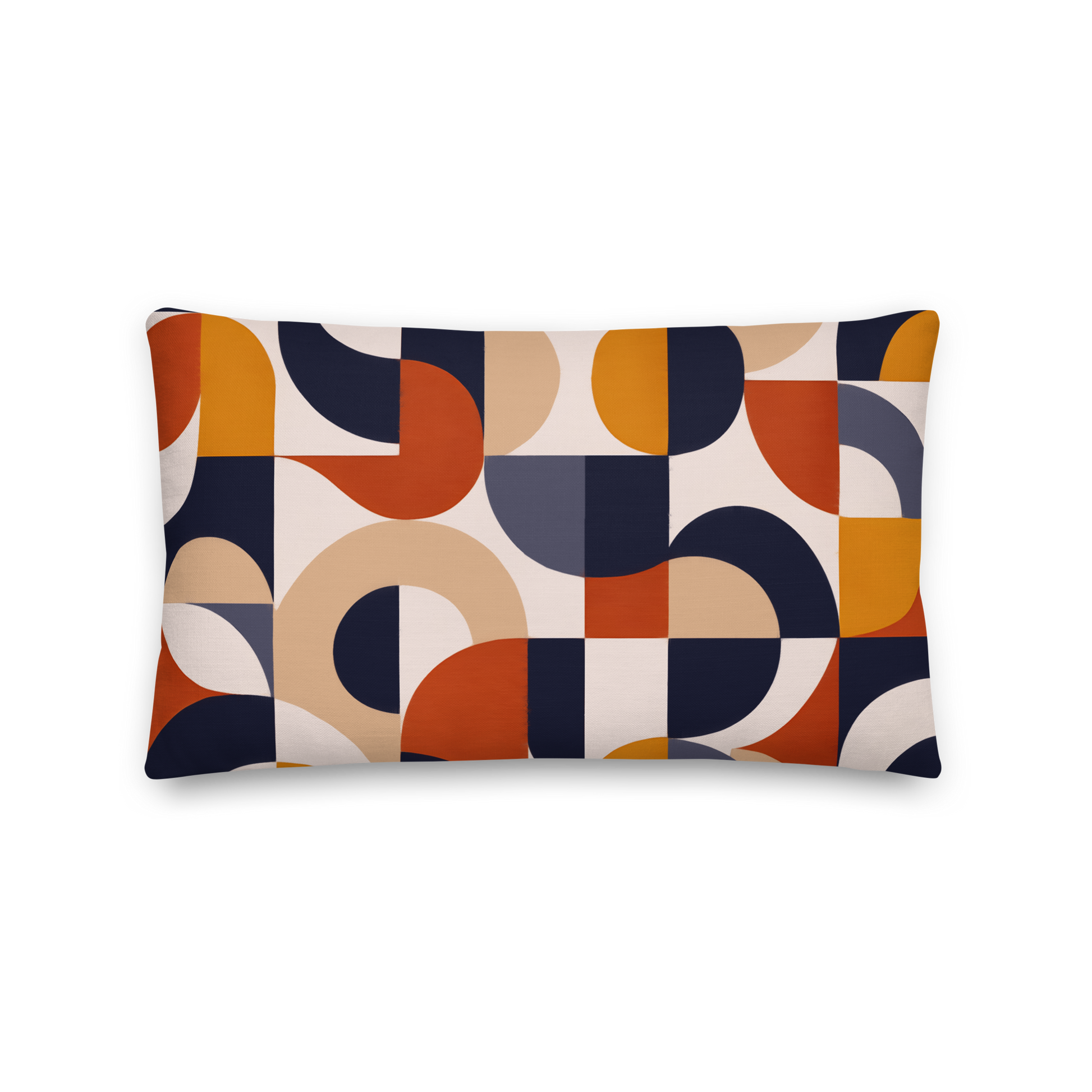 Premium Pillow 2 with textured pattern, soft linen-like fabric, hidden zipper.