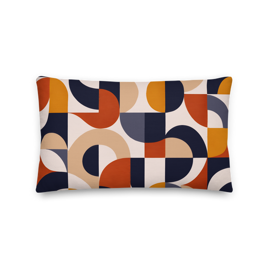 Premium Pillow 2 with artistic pattern, soft linen-like texture.