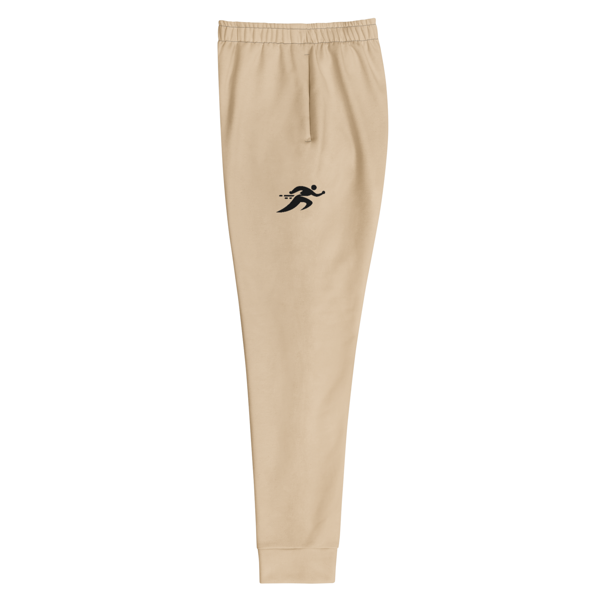 Classic Joggers 1 with a running logo, elastic waistband, and cuffed legs.