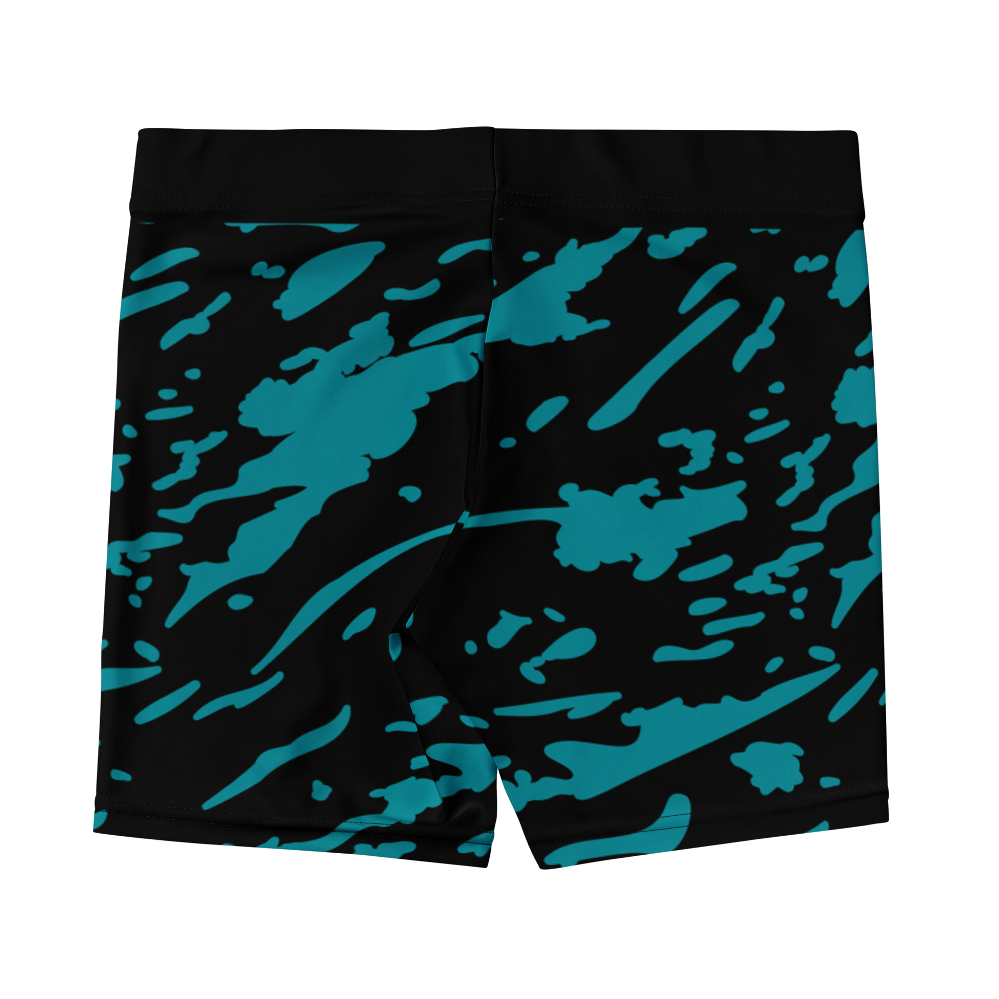 HydroDash Shorts close-up, showcasing stretchy fabric and detailed stitching.