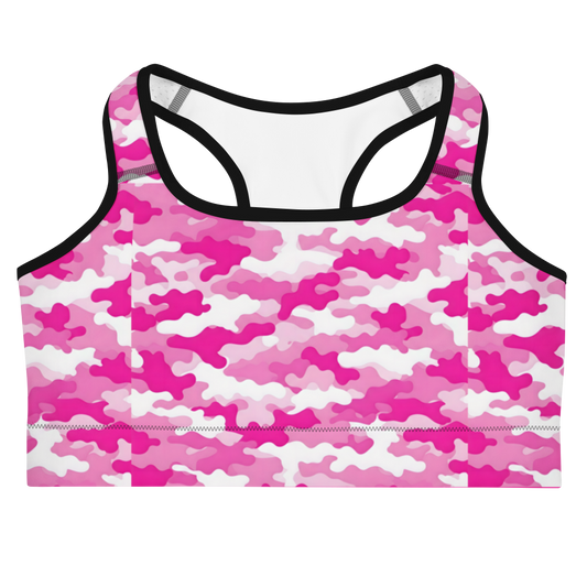 Pink Camo Sports Bra