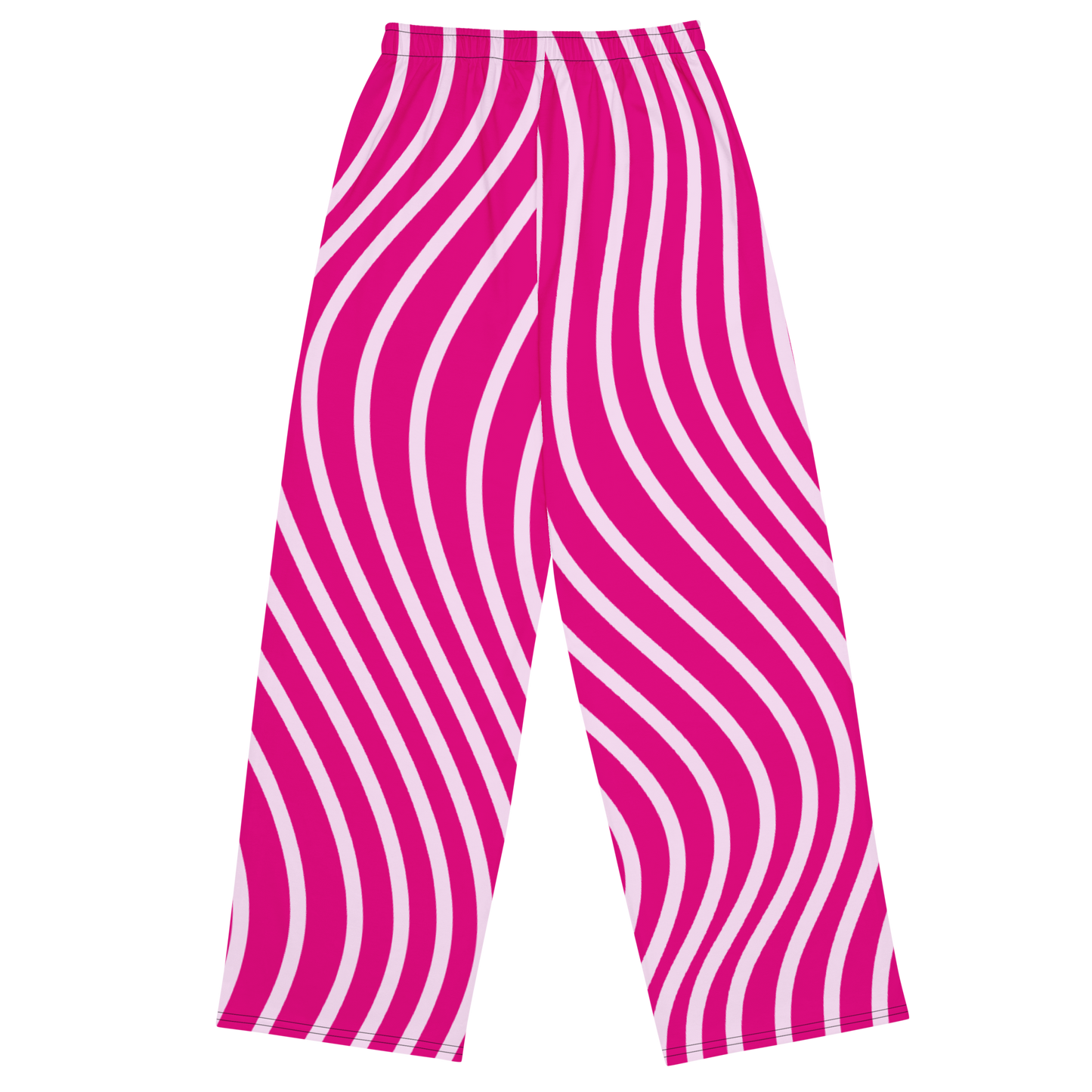 FlareMotion Wide-Leg Pants with adjustable waist and side pockets.