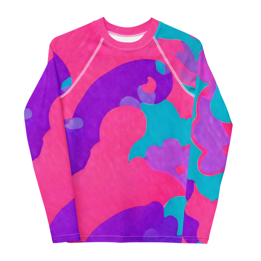 Wonderweave rash guard with extended sleeves for active teens, offering UPF 50+ protection.