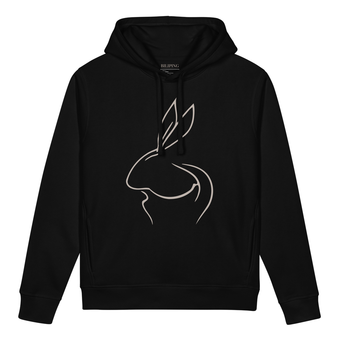 Embrace Hoodie Line Noir Noir