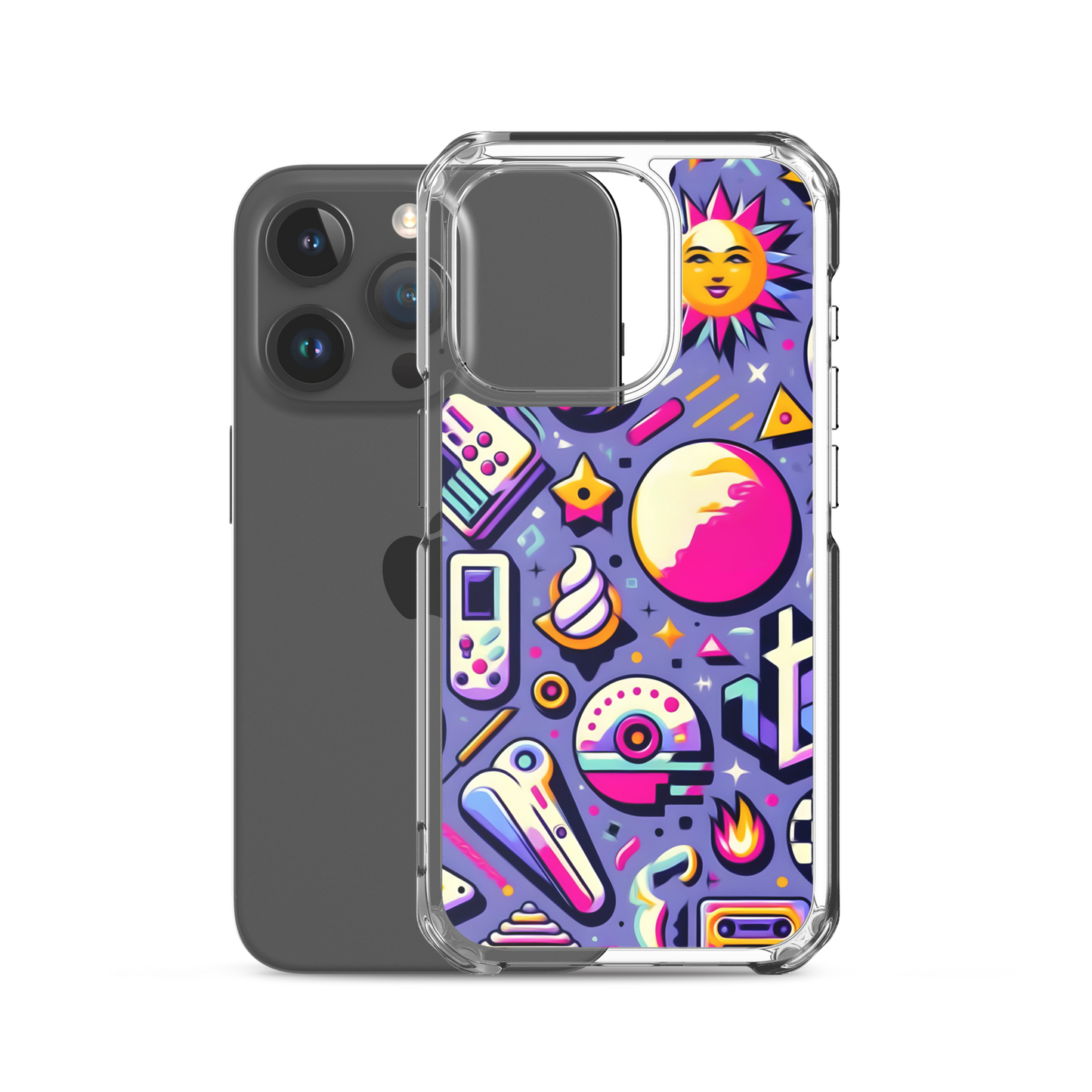 Rewind - Case for iPhone®, sleek and impact-resistant, shown on phone.
