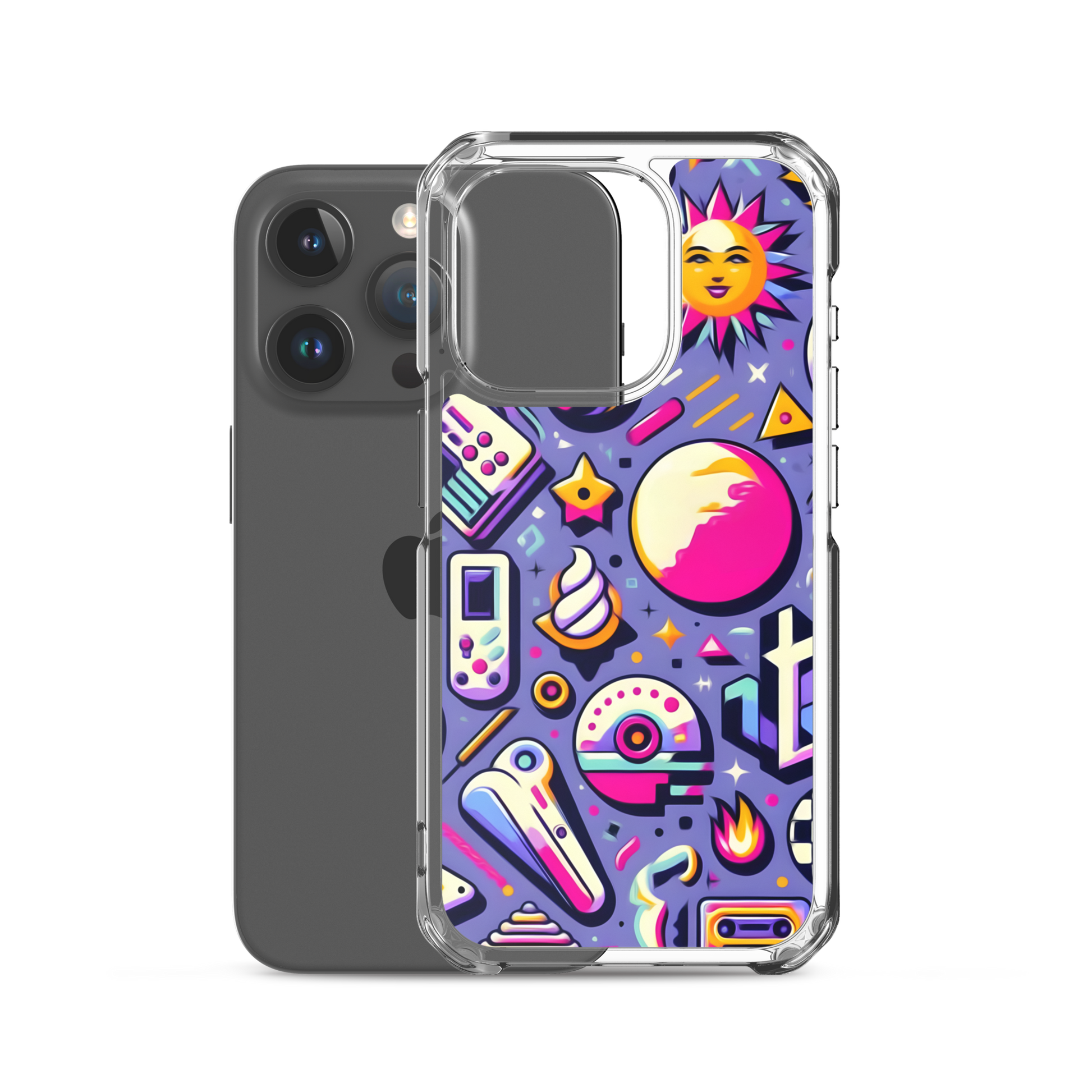 Rewind - Case for iPhone®, sleek and impact-resistant, shown on phone.