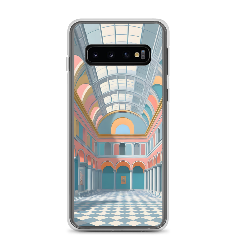 Blue Hall - Case for Samsung® featuring a building image, sleek protection.