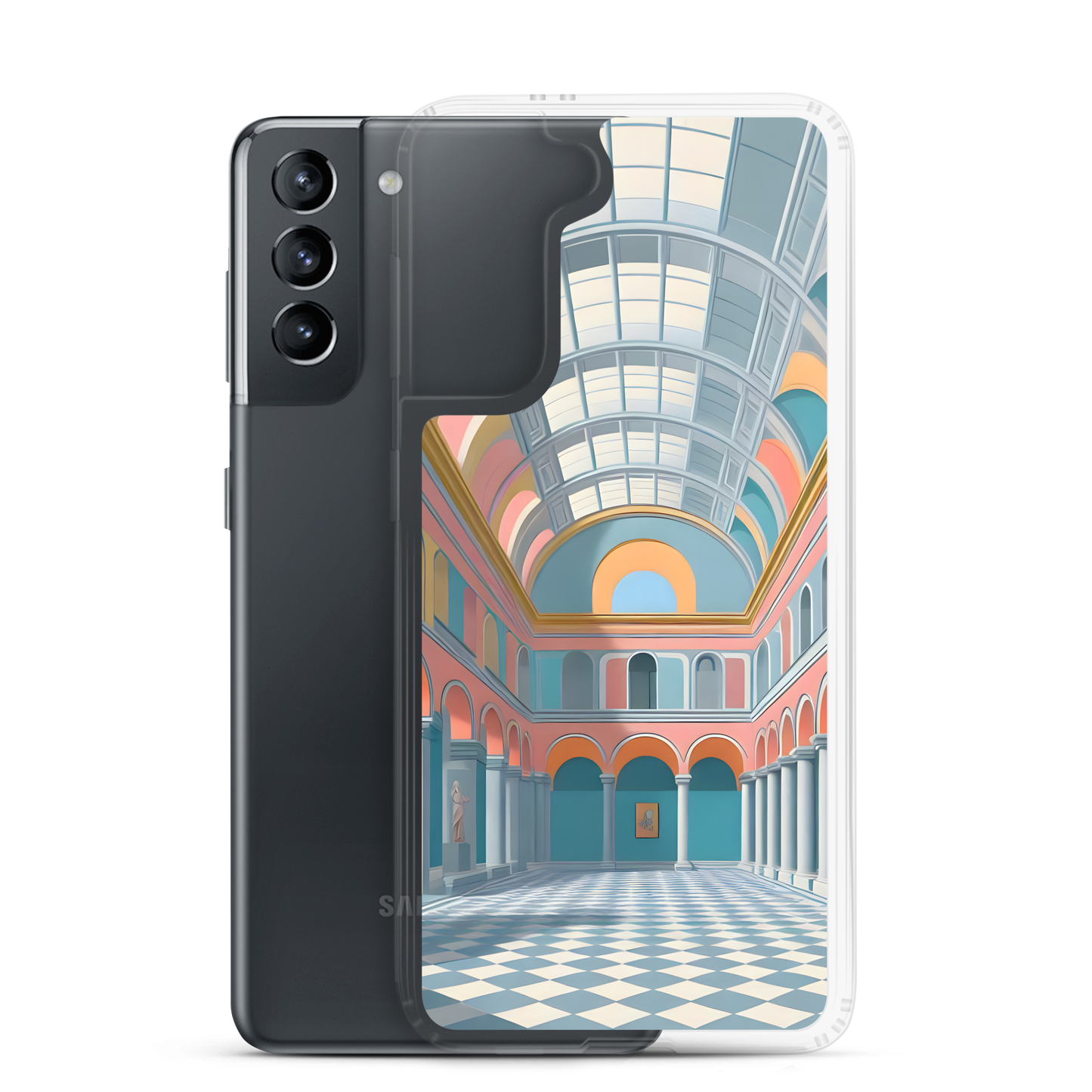 Blue Hall - Case for Samsung® featuring a polycarbonate back and flexible sides.