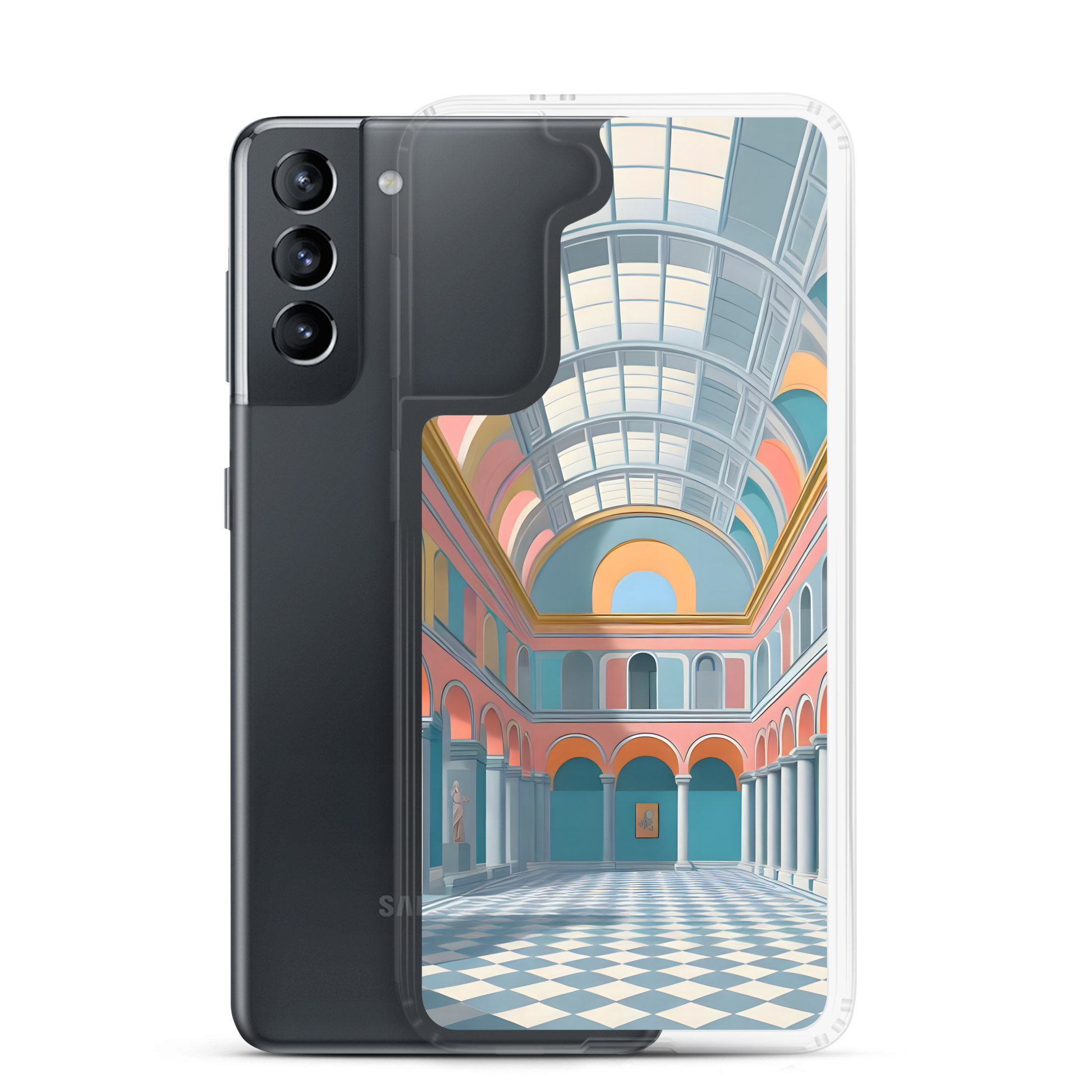 Blue Hall - Case for Samsung® featuring a polycarbonate back and flexible sides.