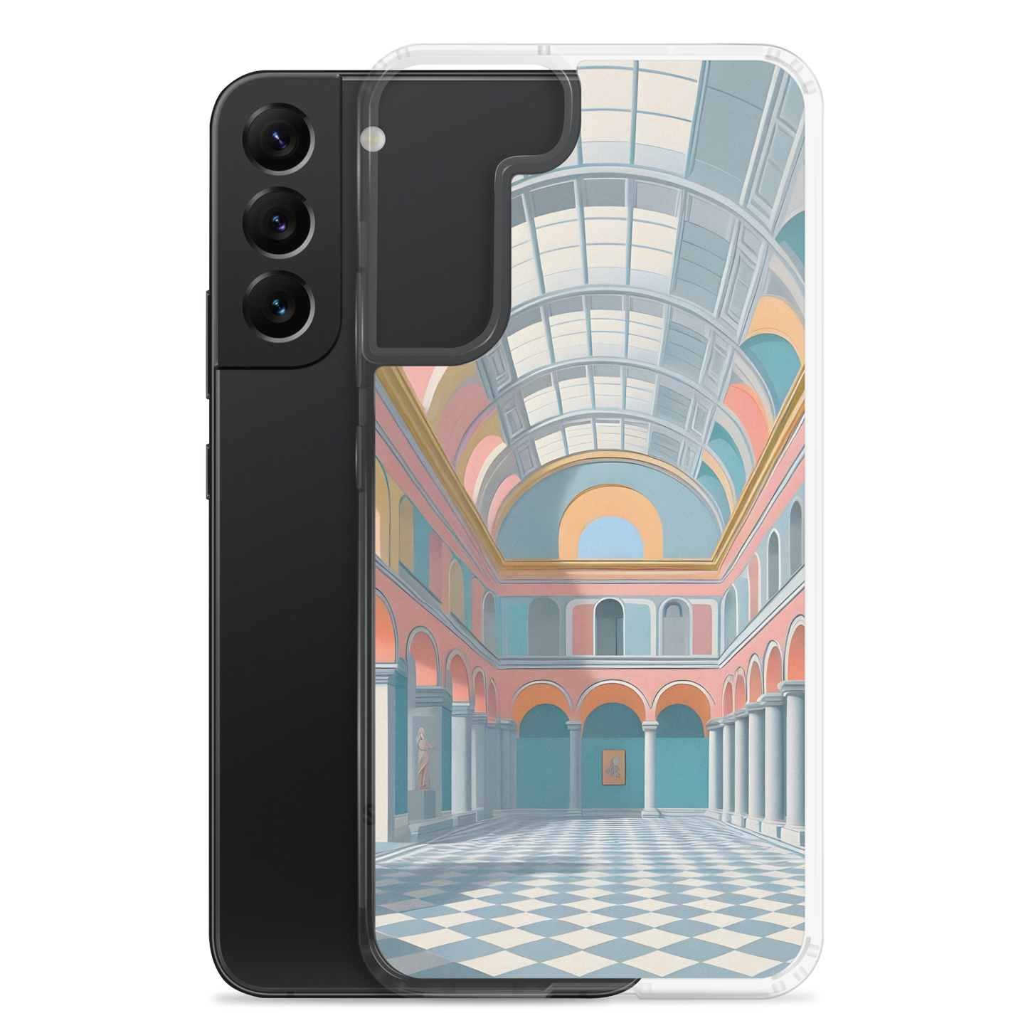 Blue Hall - Case for Samsung® showcasing sleek polycarbonate design with cutouts.