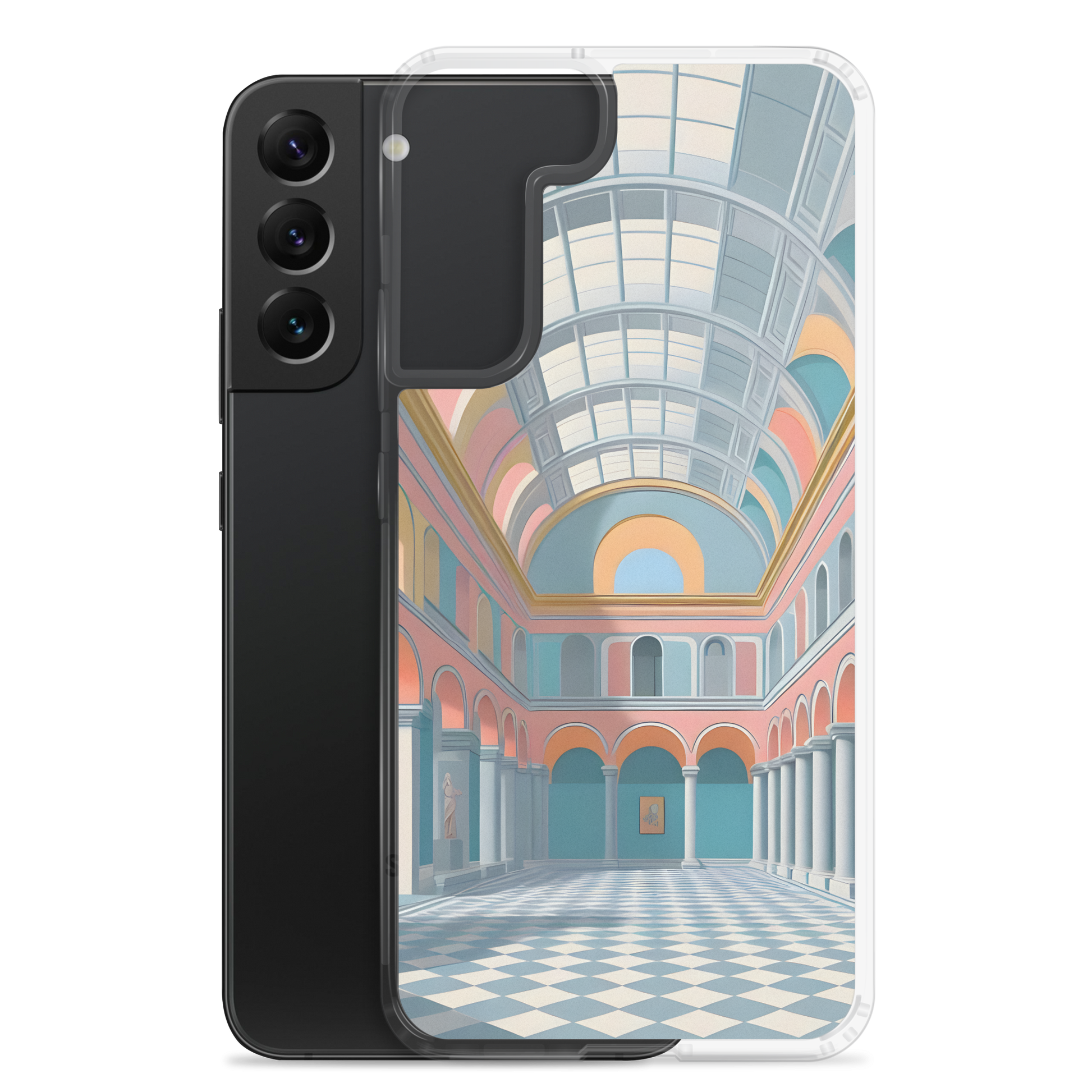 Blue Hall - Case for Samsung® showcasing sleek polycarbonate design with cutouts.