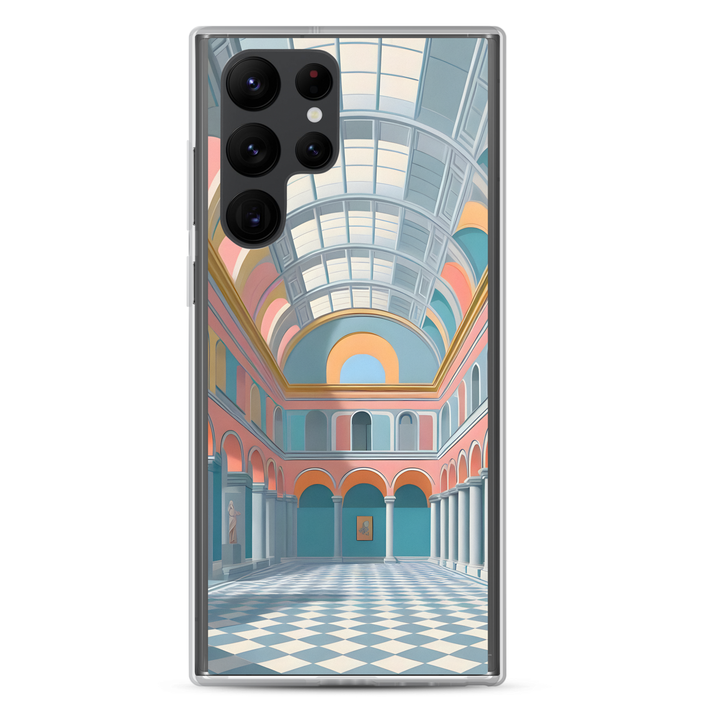 Blue Hall - Case for Samsung®, showcasing sleek, protective design with flexible sides.