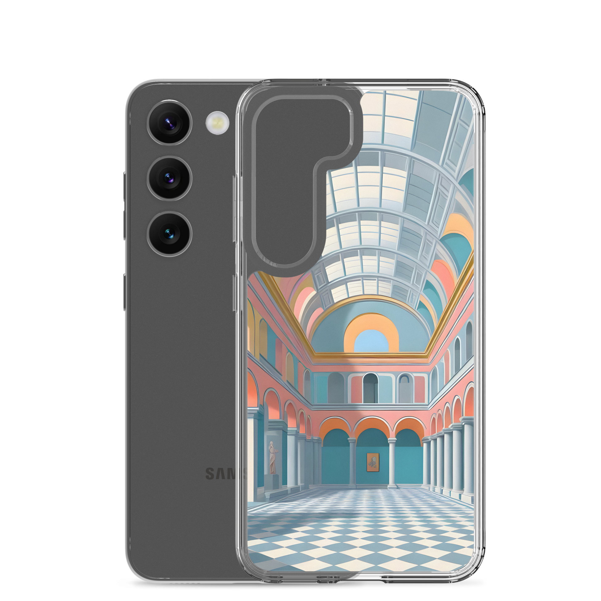 Blue Hall - Case for Samsung®, featuring a close-up of a camera lens.