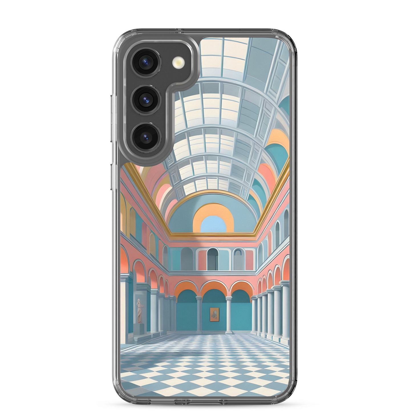 Blue Hall - Case for Samsung® with durable polycarbonate back and see-through sides.