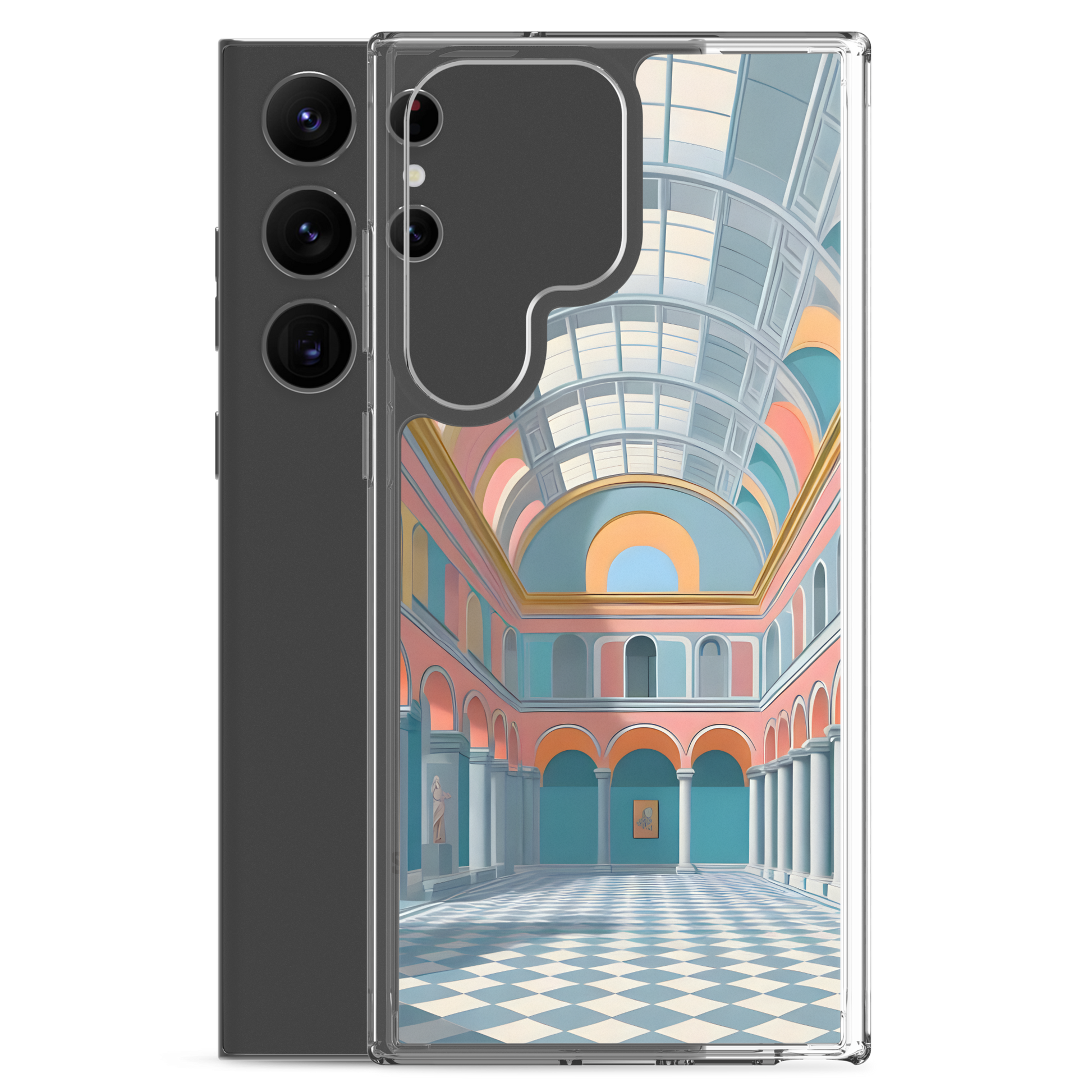 Blue Hall - Case for Samsung®: Close-up of a sleek, durable phone case.