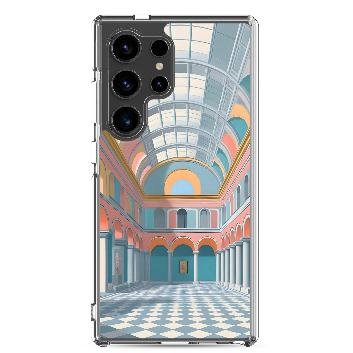 Blue Hall - Case for Samsung® featuring durable polycarbonate and stylish, see-through sides.