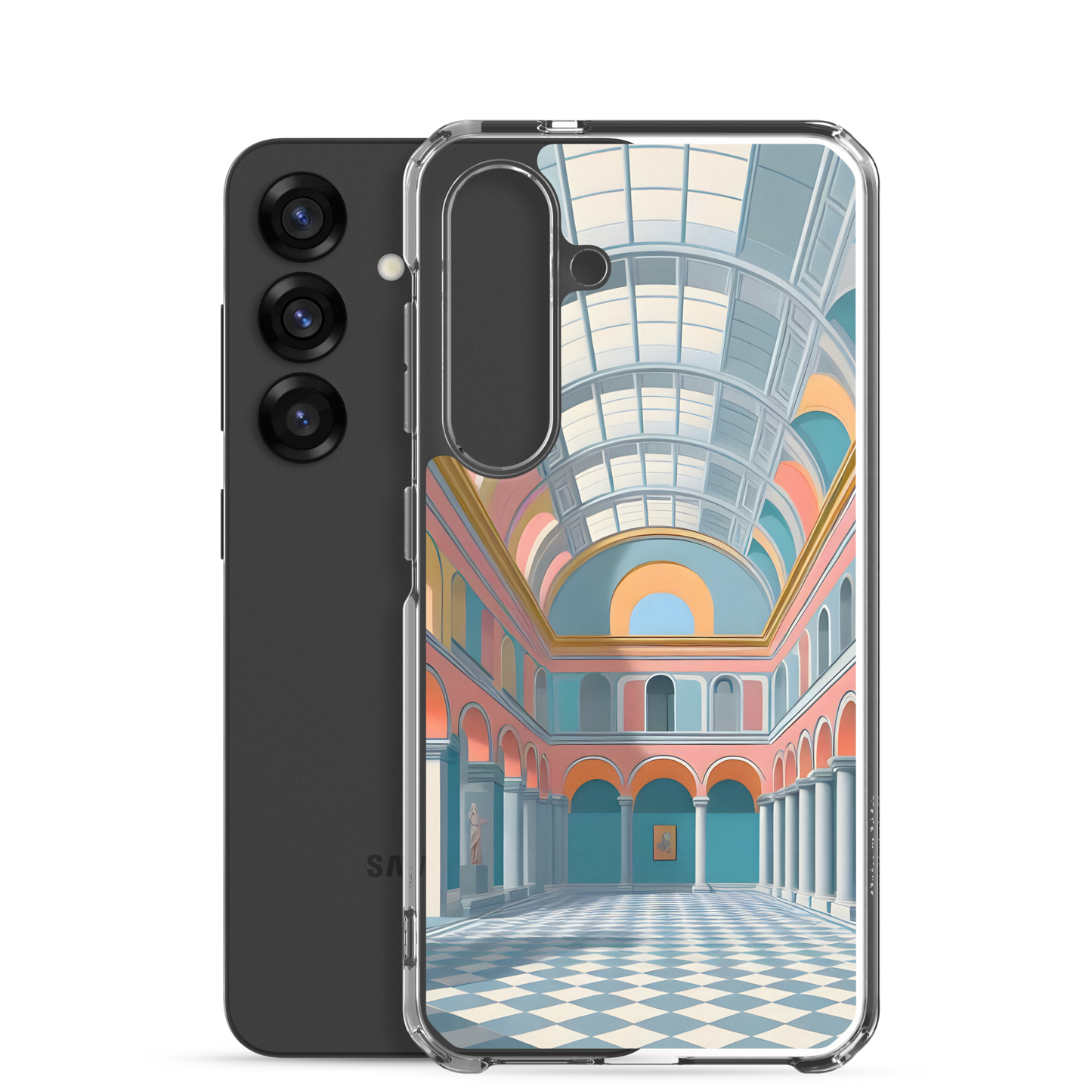 Blue Hall - Case for Samsung®, close-up showing durable polycarbonate back.