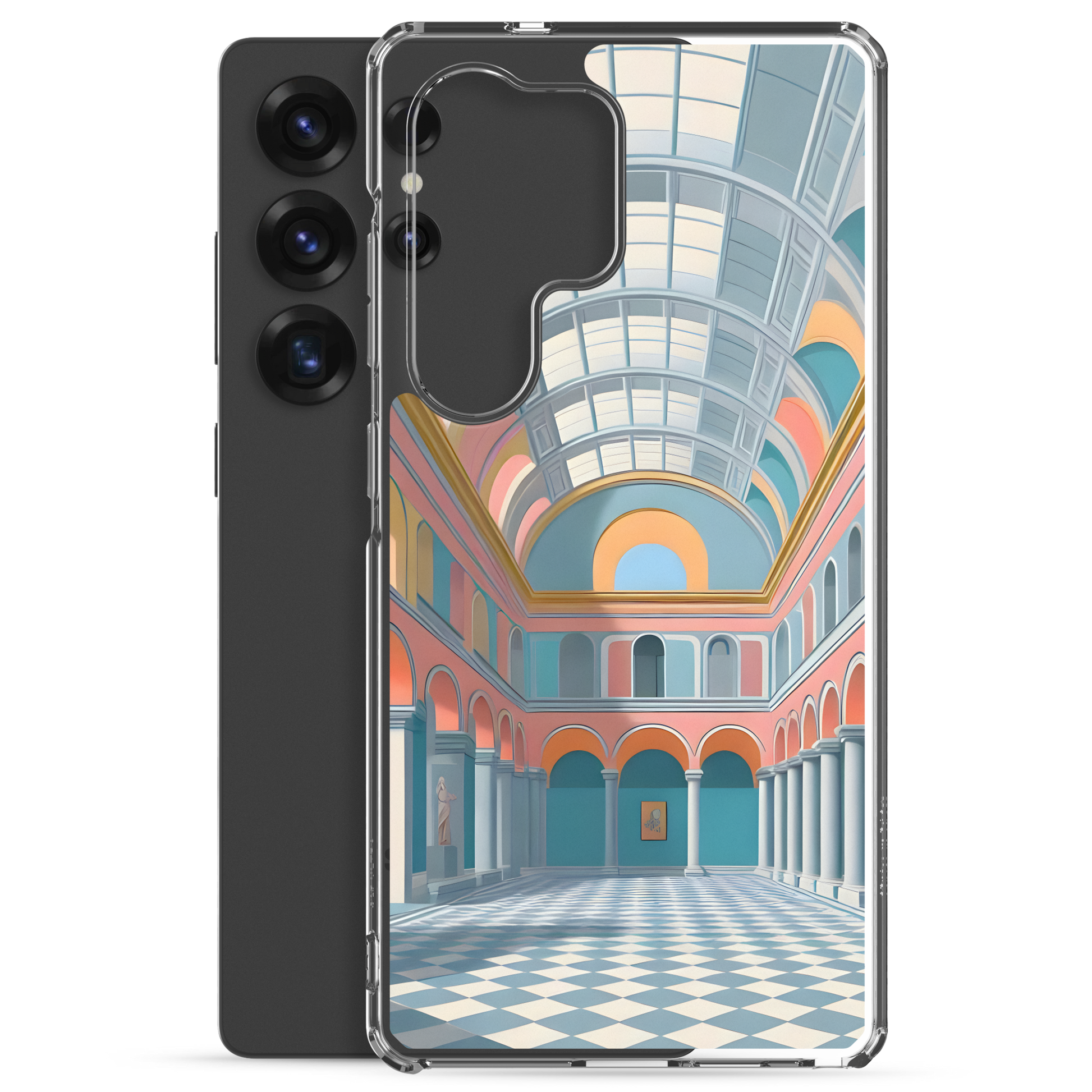 Blue Hall - Case for Samsung® showcasing its protective polycarbonate back.