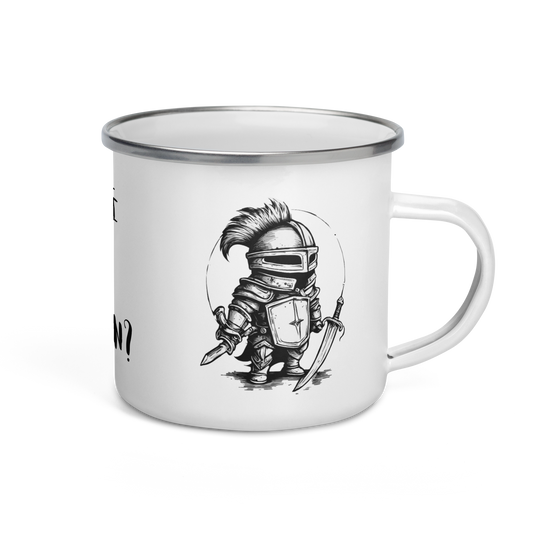 Where is the DragonMug? Premium enamel camper mug, classic design.