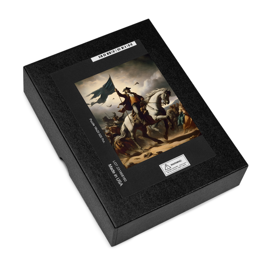 Jigsaw puzzle 2 (520 pcs) featuring a man on horseback design.