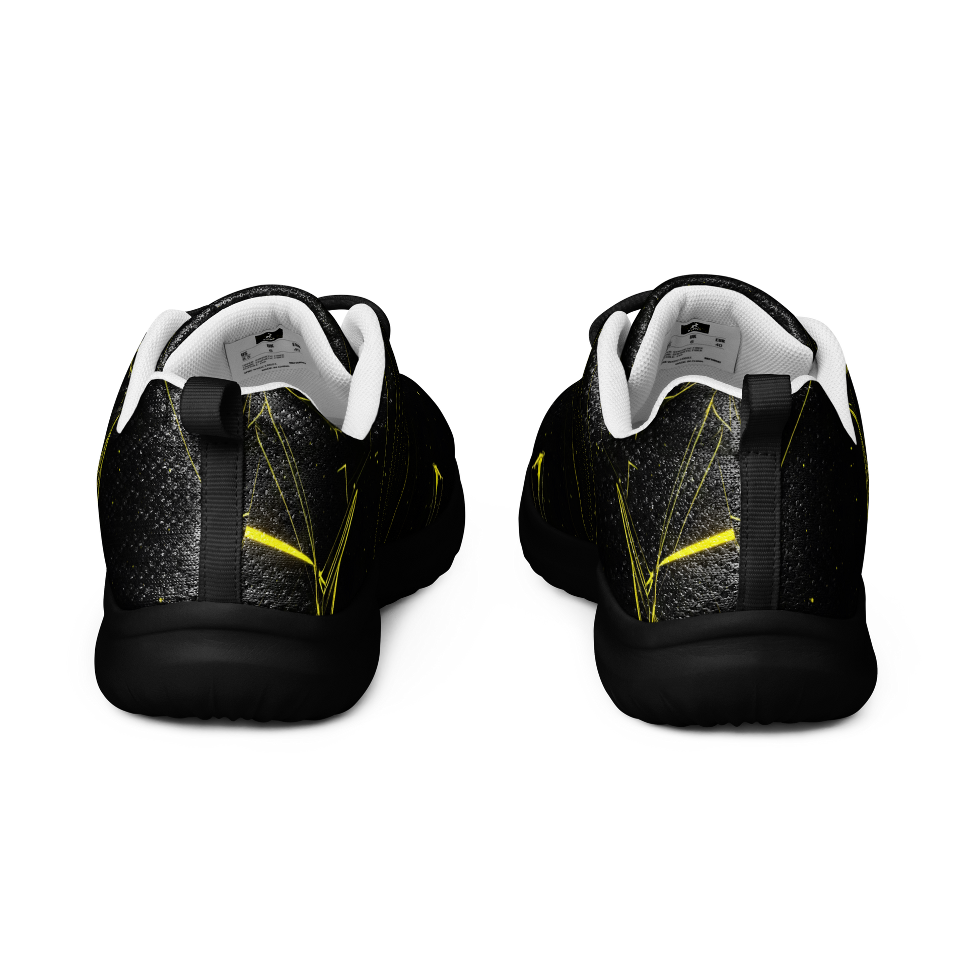 Zolo 1 athletic shoes with breathable flyknit upper and cushioned insole.