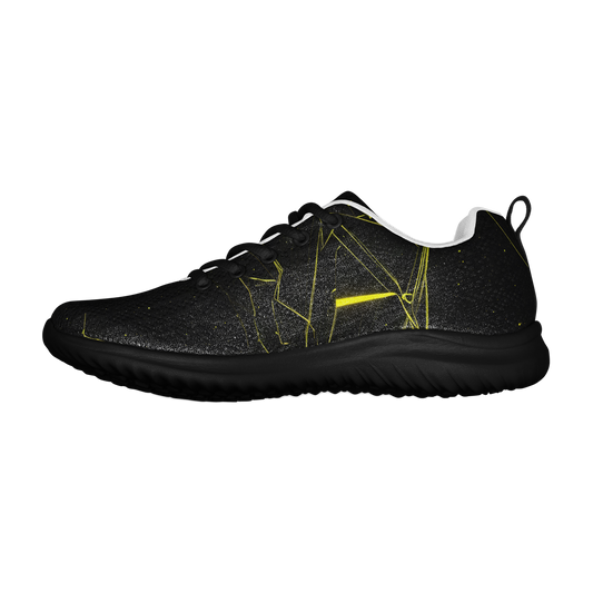 Zolo 1 athletic shoe with breathable flyknit upper and cushioned insole.