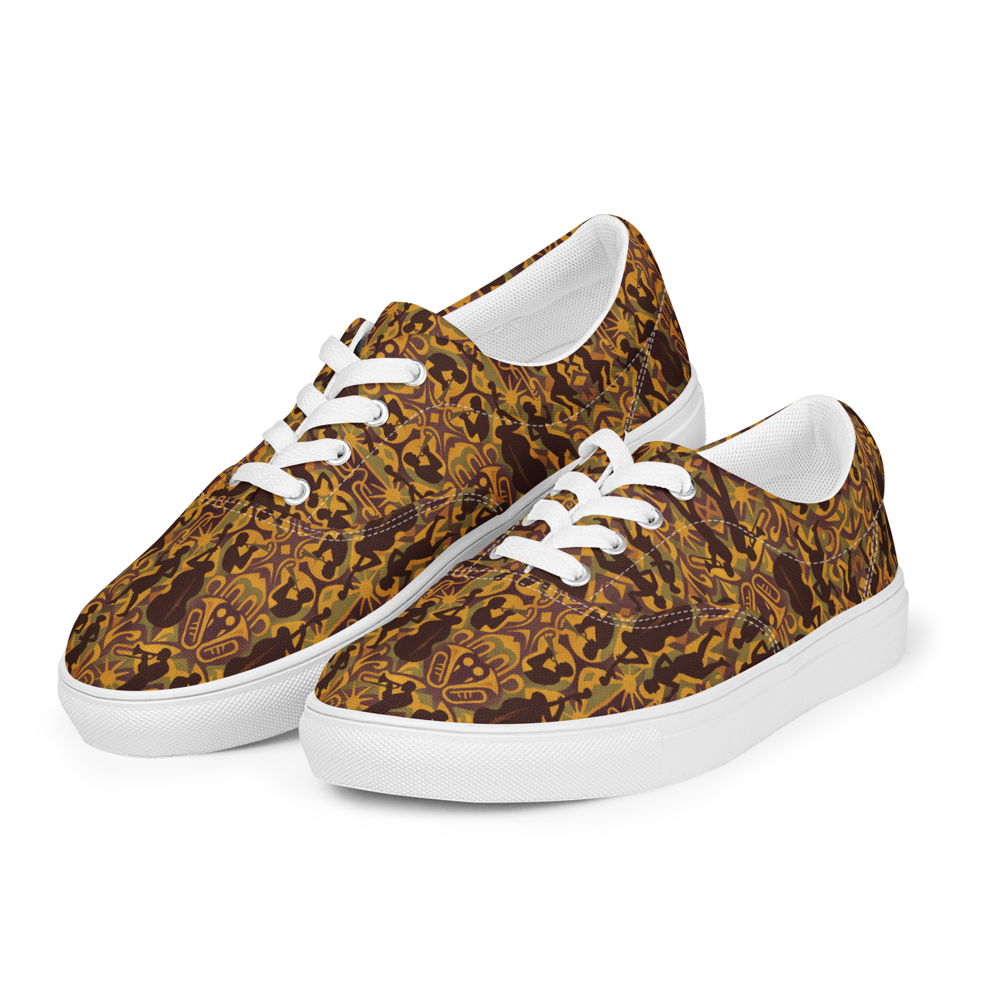 The Jazzy Jaunts shoe close-up with detailed laces.