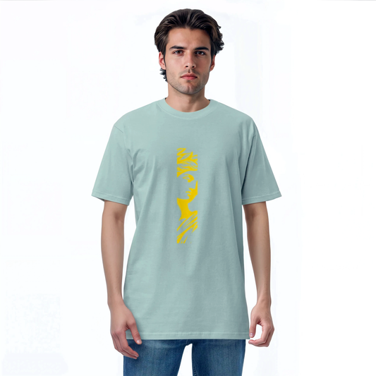Man wearing the IsonFlextee, a stylish, durable, heavyweight t-shirt.