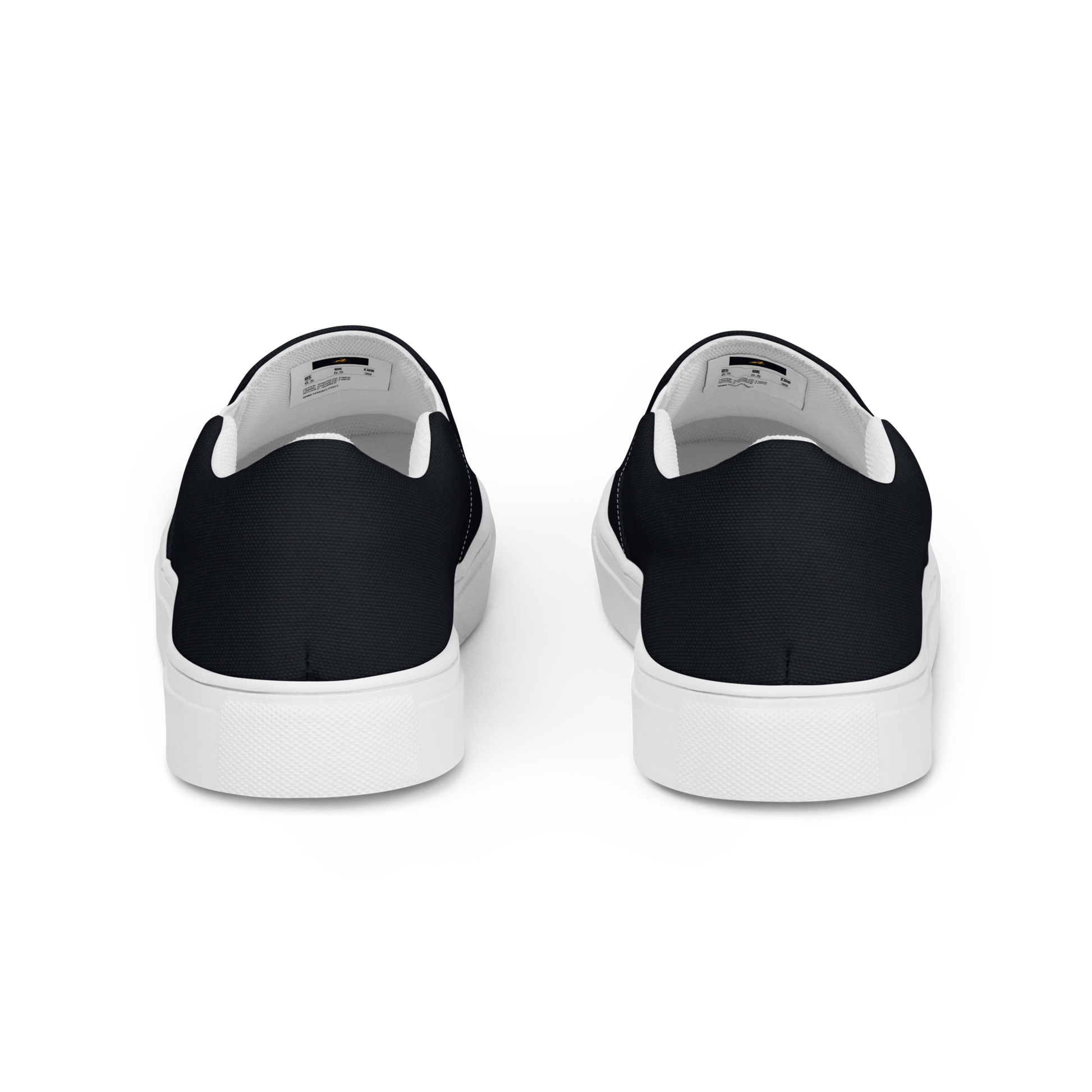 Biliping Canvas Slip-Ons, close-up of sturdy slip-on shoes.