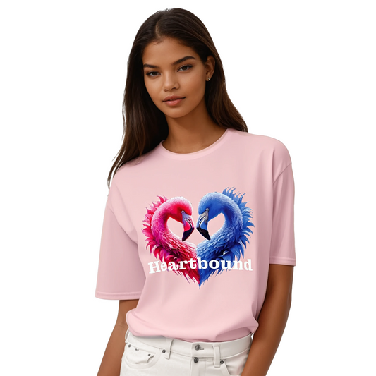 Love is Boundless tee, structured fit, 100% cotton, enhances casual looks.