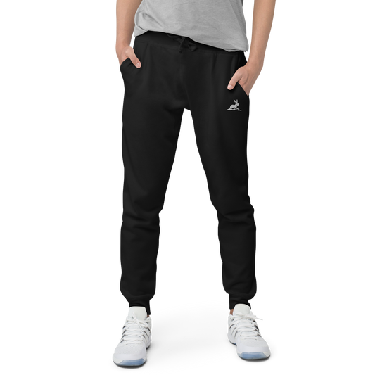 Biliping Sweatpants with rabbit detail, featuring cuffed legs and elastic waistband.