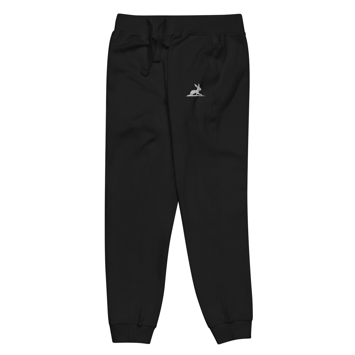 Biliping Sweatpants with white logo, showcasing front pockets and elastic waistband.