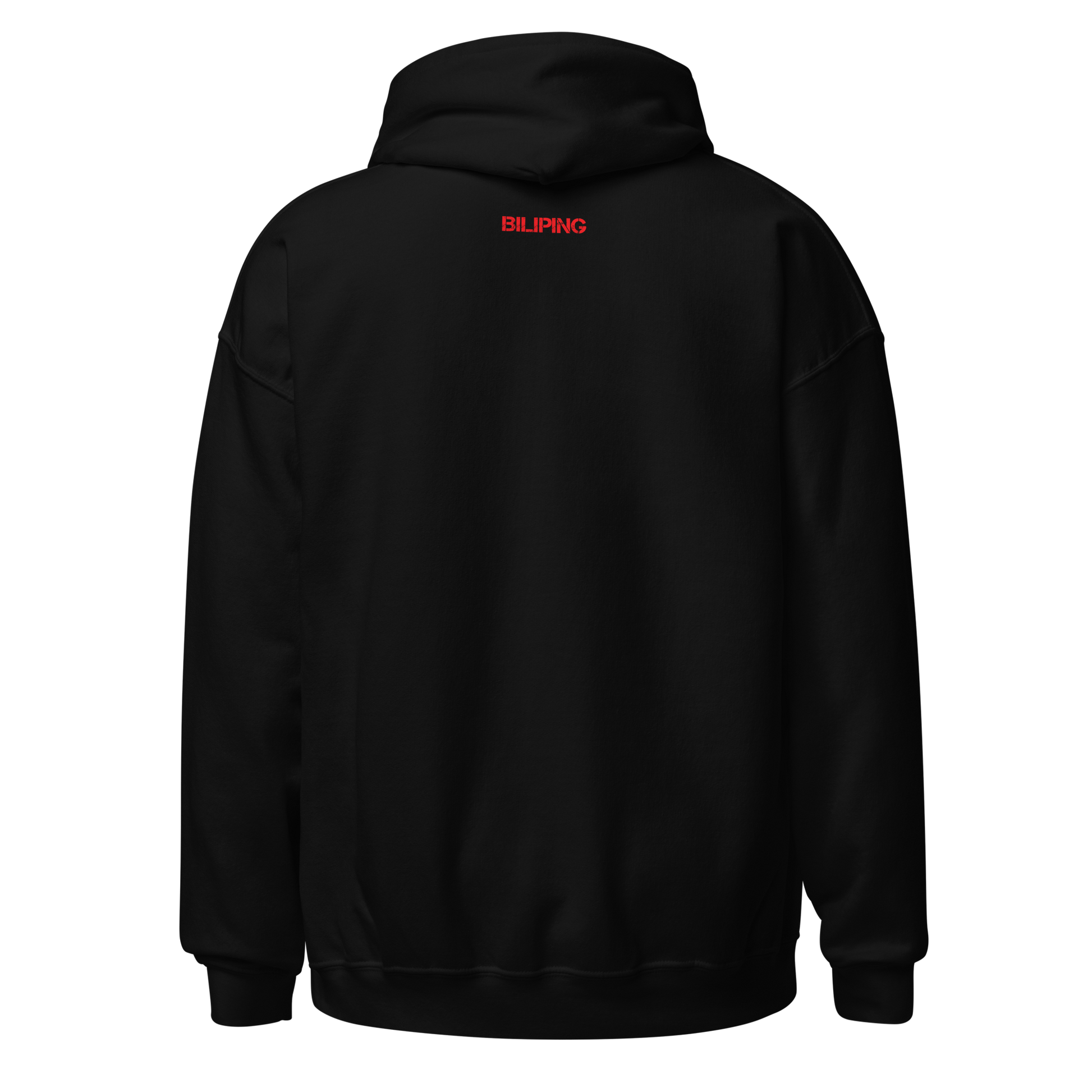 Top Cat Hoodie with red text on black fabric.