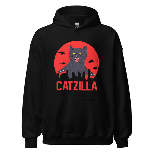 Top Cat Hoodie featuring a cat design and front pouch pocket.