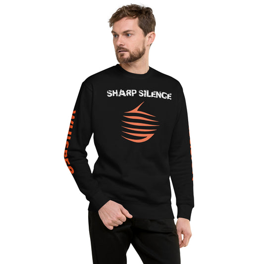 Precision Whisper active long-sleeve shirt with ribbed crew neck and cuffs.