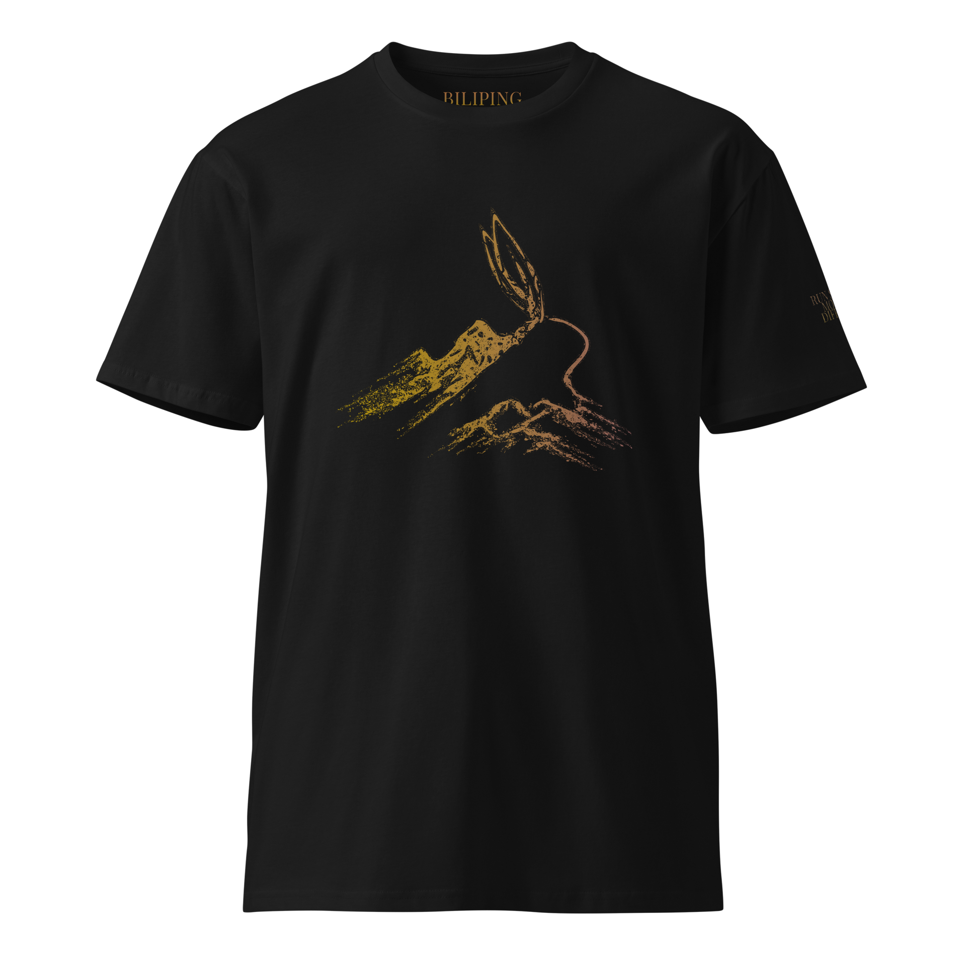 Journey Tee Line Noir Noir