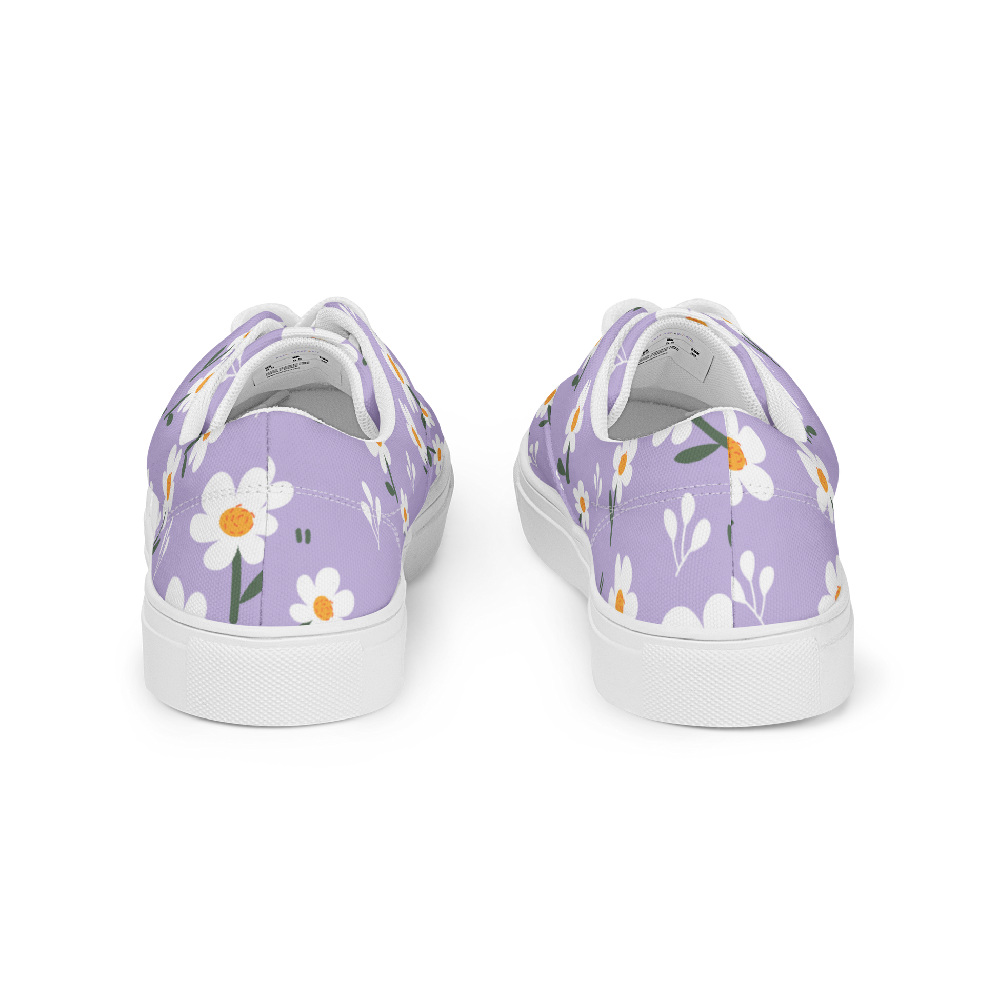 Petal Parade women's canvas sneakers with white soles, lace-up style.