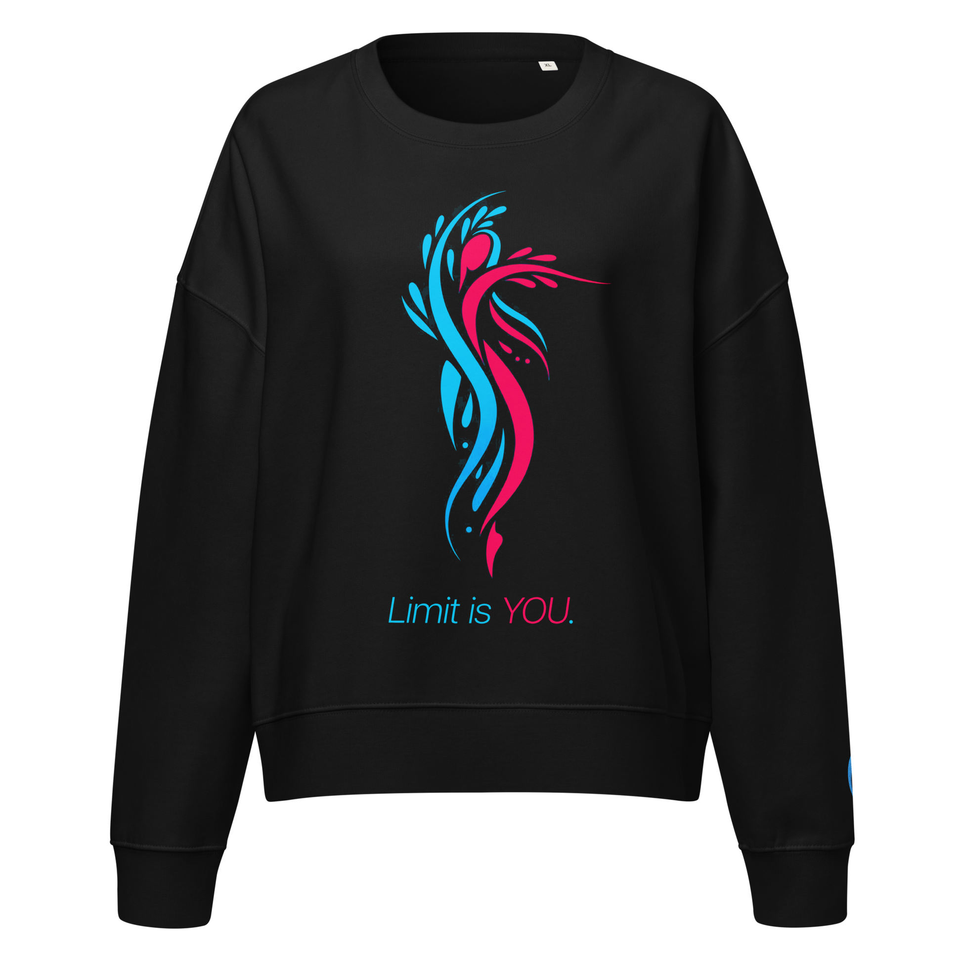 EverYOU sweatshirt with soft brushed fleece lining and graphic design.