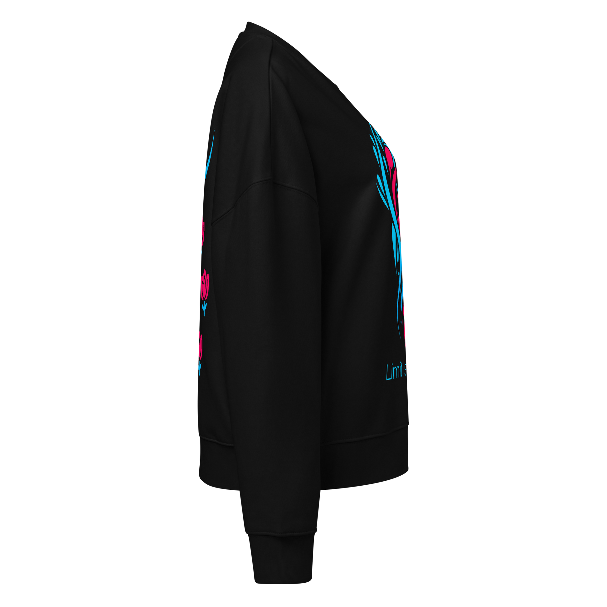 EverYOU sweatshirt with brushed fleece interior, organic cotton, and relaxed fit.