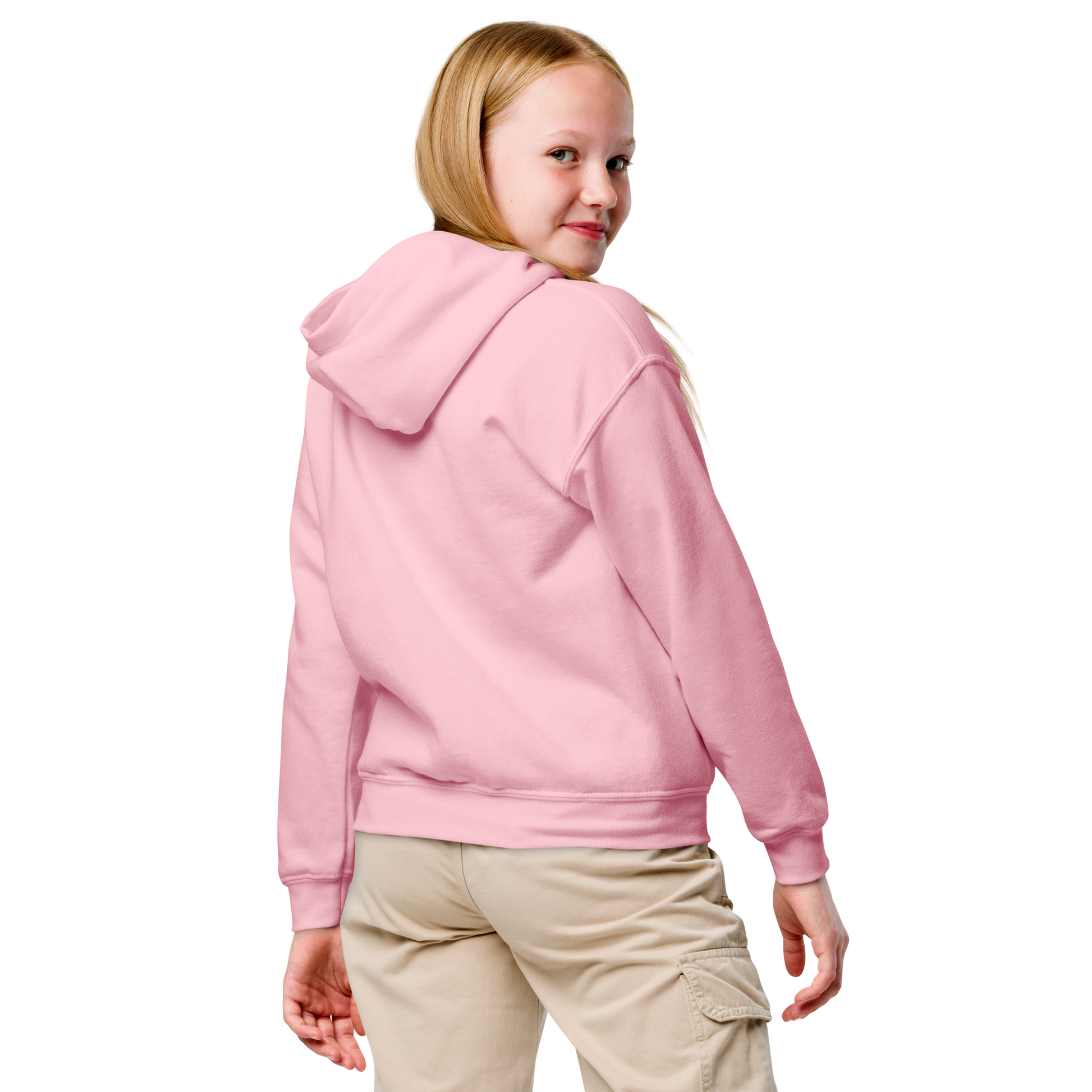 Little Learner Hoodie close-up showcasing fabric texture and design details.
